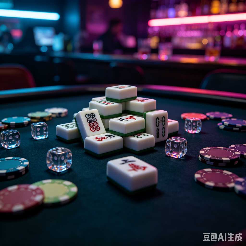 transparent mini mahjong set